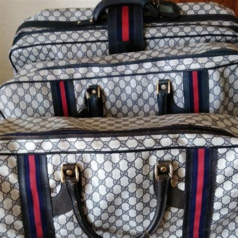 not.fake gucci|knock off Gucci luggage set.